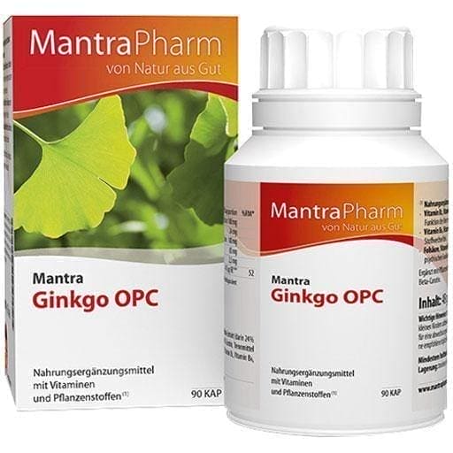MANTRA Ginkgo OPC capsules 90 pcs vitamins and supplements UK