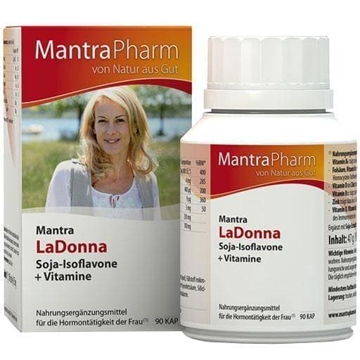 MANTRA LaDonna Soy Isoflavones + Vitamins Capsules 90 pcs UK
