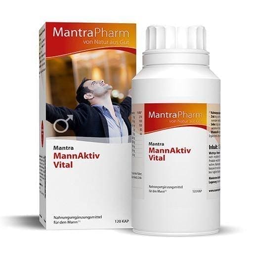 MANTRA MannAktiv Vital capsules 120 pcs testosterone levels in men UK