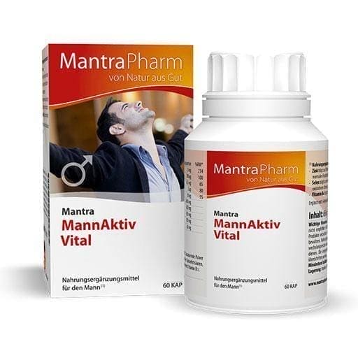 MANTRA MannAktiv Vital capsules 60 pcs testosterone levels in men UK