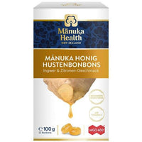 MANUKA HEALTH MGO 400+ Lollipops.Ginger-Lemon UK