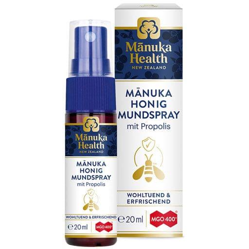 MANUKA HEALTH MGO 400+ Manuka & Propolis mouth spray UK