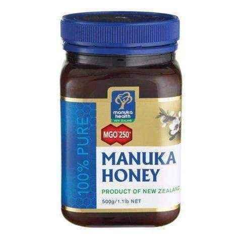 Manuka Honey MGO 250+ 500g, manuka honey health benefits UK