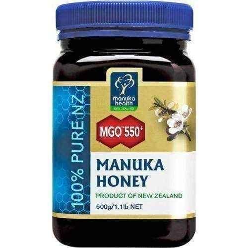 Manuka Honey MGO 550+ 500g, manuka honey benefits UK