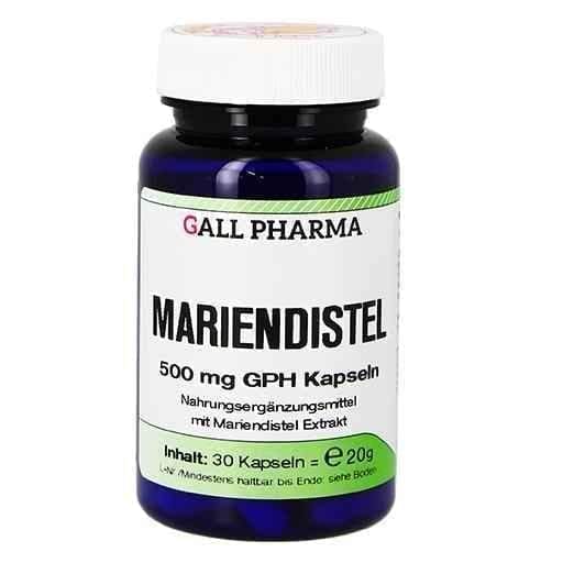 MARIENDISTEL 500 mg GPH MILK THISTLE capsules 30 pcs UK