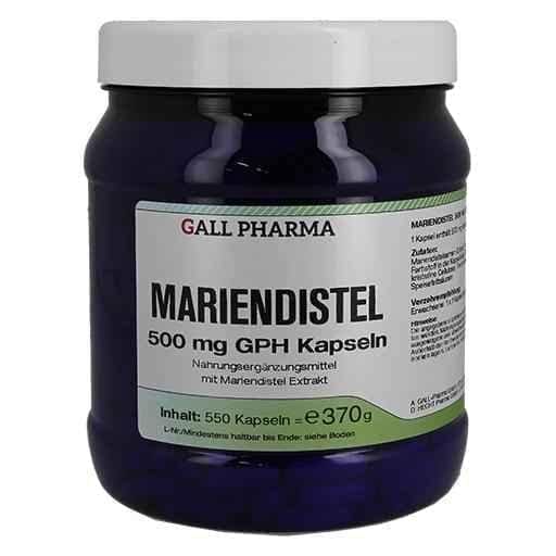 MARIENDISTEL 500 mg GPH MILK THISTLE capsules 550 pcs UK