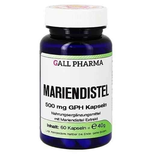 MARIENDISTEL 500 mg GPH MILK THISTLE capsules 60 pcs UK