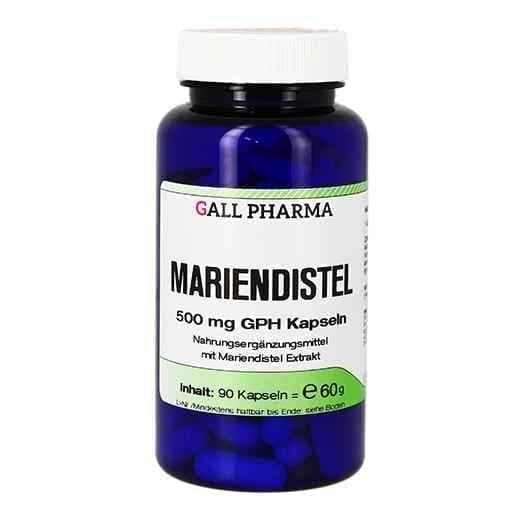 MARIENDISTEL 500 mg GPH MILK THISTLE capsules 90 pcs UK
