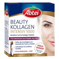 Marine collagen peptides, ABBEI Beauty Collagen Intensive 5000 drinking ampoules UK