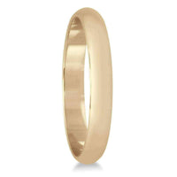 Marquee Jewels 10k Yellow Gold 2-millimeter Domed Wedding Band - size USA 11 UK