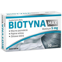 Max BIOTIN 5 mg x 30 pills, BIOTIN for hair UK