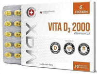 Max Vita D3 2000 x 30 soft capsules UK