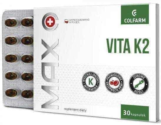 Max Vita K2 x 30 capsules UK