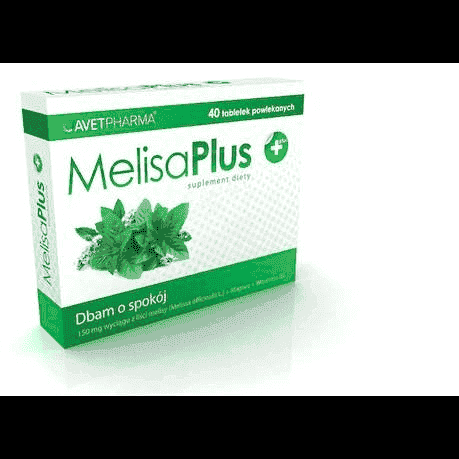 MELISA PLUS x 40 tablets, melissa leaf UK