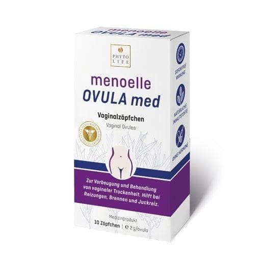 MENOELLE OVULA med vaginal ovula, treatment for bacterial vaginosis UK