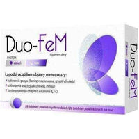 Menopause, Duo-FeM x 28 tablets per day + 28 tablets at night UK