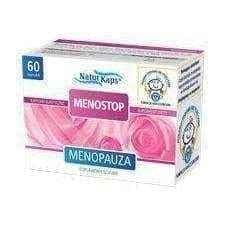 MENOSTOP x 60 capsules NaturKaps perimenopause symptoms, meno stop UK