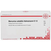 MERCURIUS SOLUBILIS Hahnemanni D 12 ampoules UK