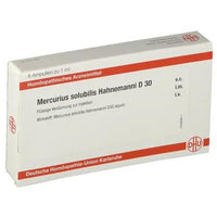 MERCURIUS SOLUBILIS Hahnemanni D 30 ampoules UK