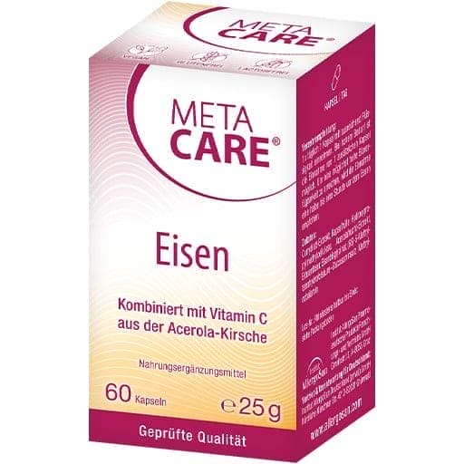 META-CARE iron capsules, fatigue and tiredness UK