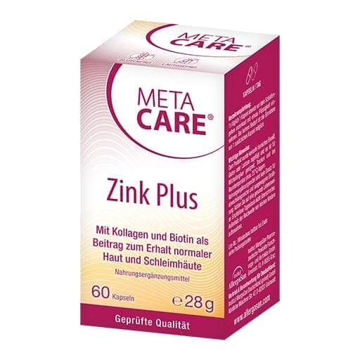 META-CARE Zinc+, biotin, histidine, collagen peptides UK