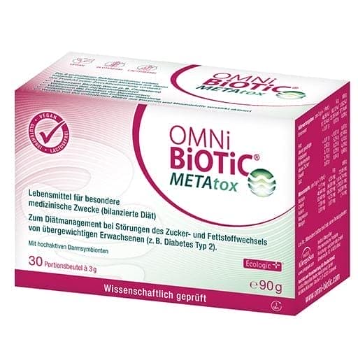 Metabolic adaptation to fat and sugar, OMNI BiOTiC METAtox powder UK