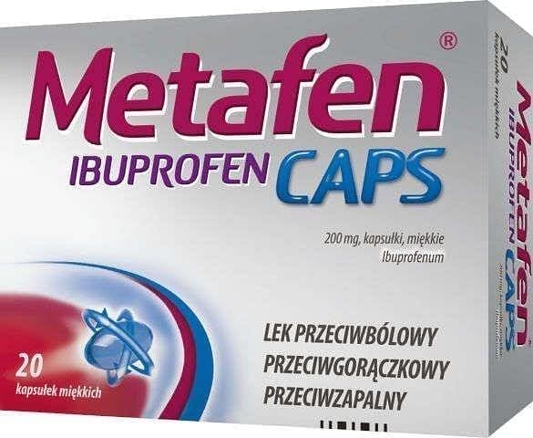Metafen Ibuprofen Capsules UK