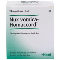 Meteorism, Wind, Flatulence, NUX VOMICA HOMACCORD ampoules UK