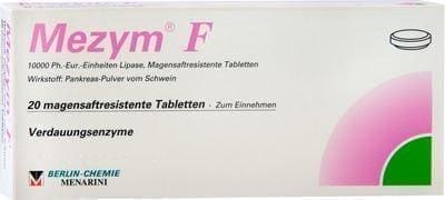 MEZYM F BERLIN-CHEMIE tablets 20 pcs UK