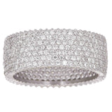 Micro Pave Eternity Ring UK