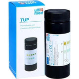 MICROALBUMIN methods, urine test, creatine kinase test strips visual UK