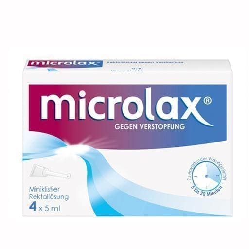 MICROLAX rectal solution enemas 4X5 ml UK