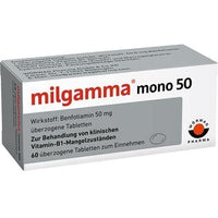 MILGAMMA mono 50 vitamin B1 deficiency UK