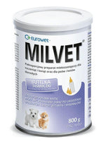 Milk replacer for puppies, cats, puppies milk replacement, Milvet 300 g bottle + pacifier UK