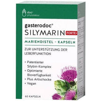 Milk thistle, artichoke extract, vitamins, minerals, GASTERODOC Silymarin FORTE+ UK