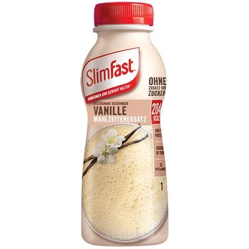 Milkshake SLIM FAST ready drink vanilla, dairy milk 30 less sugar UK
