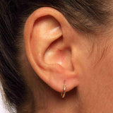 Mini gold hoop earrings UK
