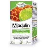 Miodulin C syrup with honey 120ml 12+ immune system boosters UK