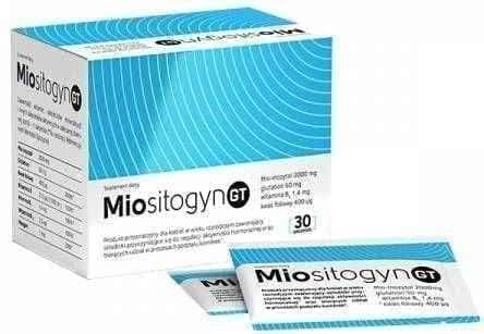 Miositogyn GT, myo-inositol, folic acid, glutathione, vitamins - D, B6, B12, manganese UK