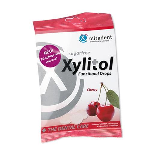 MIRADENT Xylitol Drops sugar-free Cherry UK