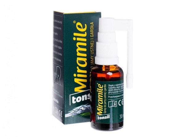 Miramile tonsil mouth and throat spray UK