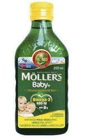 Moller's Baby + Norwegian Lemon Trance 250ml, omega 3 fatty acids UK