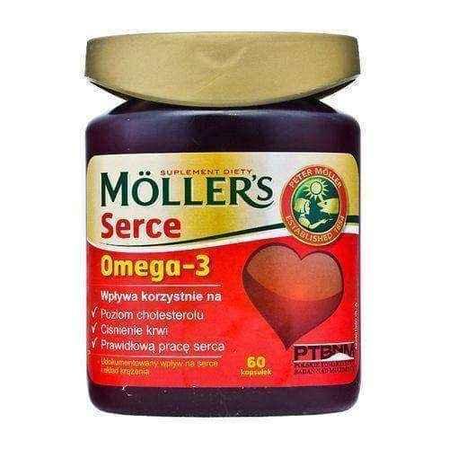 MOLLER'S HEART x 60 capsules, omega 3 fatty acids UK