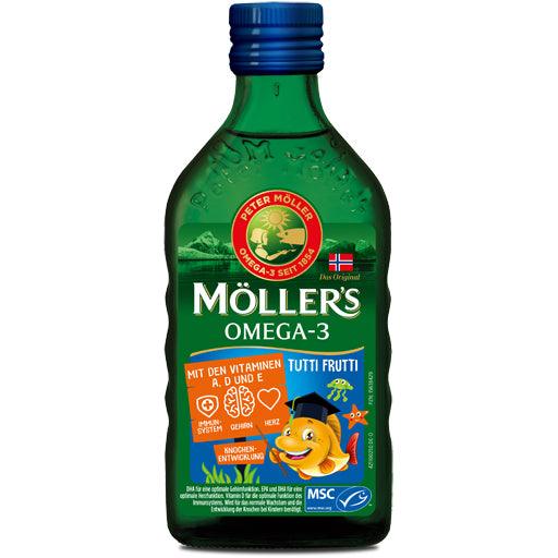 MÖLLER'S Omega-3 Kids fruit flavor oil UK