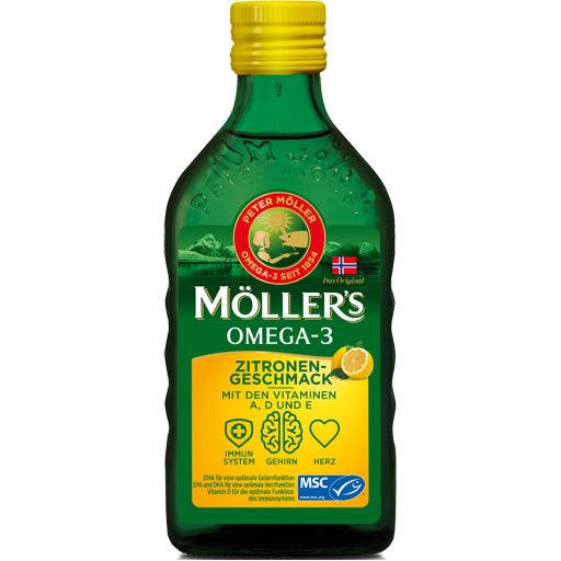 MÖLLER'S Omega-3 lemon flavor oil UK