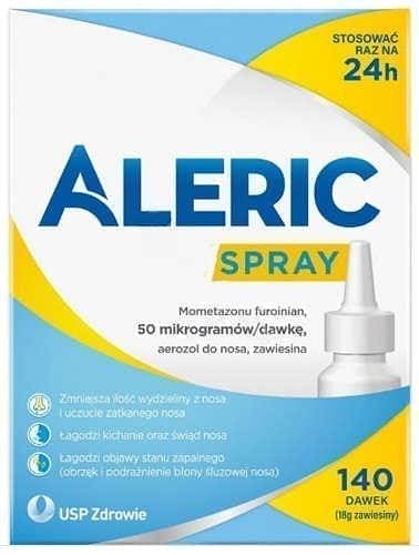 Mometasone furoate, Aleric Spray aerosol, allergic rhinitis UK