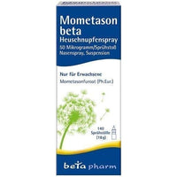 MOMETASONE furoate, beta hay fever spray, seasonal allergic rhinitis UK