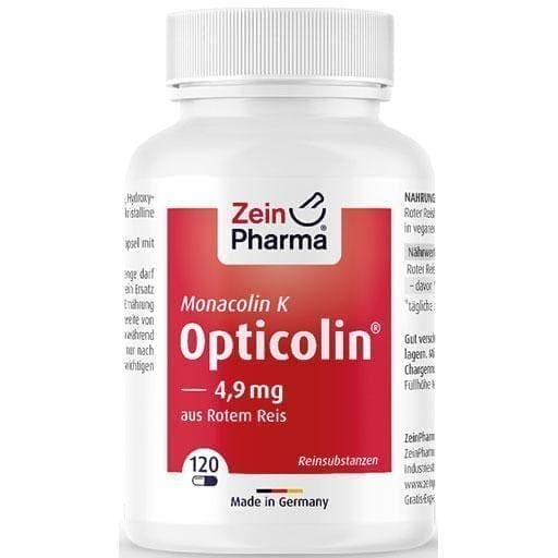 MONACOLIN K Opticolin 4.9 mg red yeast rice extract 120 pcs UK