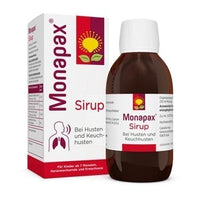 MONAPAX syrup, spasmodic cough, uncontrollable coughing at night UK