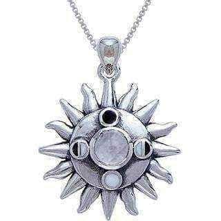 Moonstone necklace silver UK